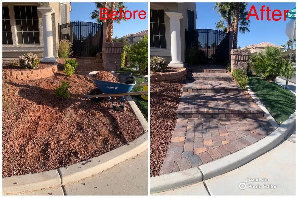 Trusted yard maintenance with custom design across Las Vegas, NV - GreenLeaves Landscaping
