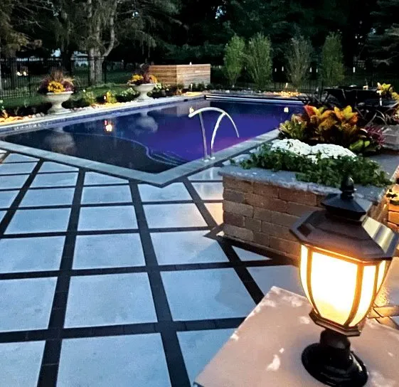 Custom landscape installation for beautiful yards in Papillion, NE by Greenlife Gardens