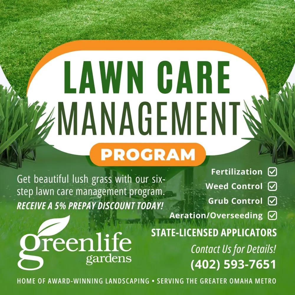 Affordable landscaping services for beautiful yards in Papillion, NE by Greenlife Gardens