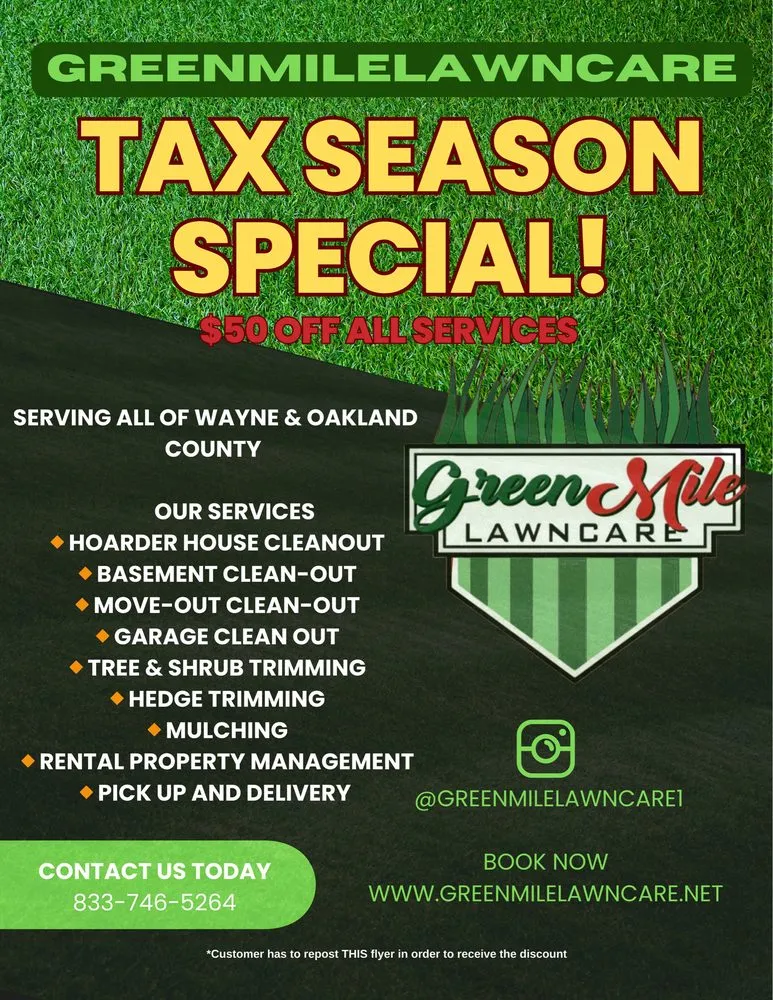 Affordable lawn care service in Detroit, MI by GreenMile Lawncare