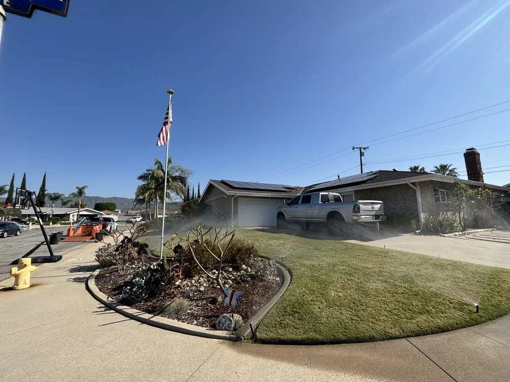 Expert lawn mowing service for beautiful yards across Rialto, CA - Greenovation Landscape Services