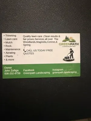 Greenpath Landscaping Logo