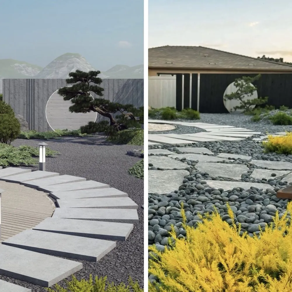 Custom landscape design in Costa Mesa, CA by GreenPlace Inc