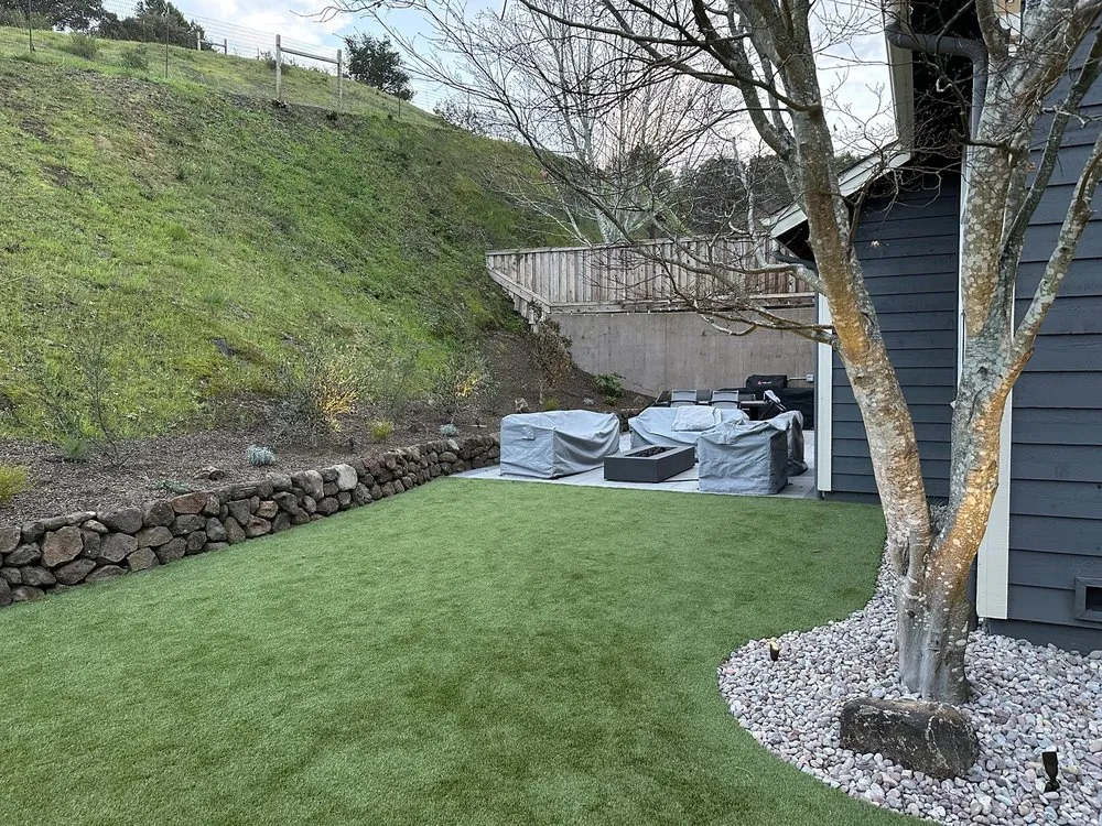 Professional lawn mowing service for residential properties across San Rafael, CA - GreenPoint Turf & Paver