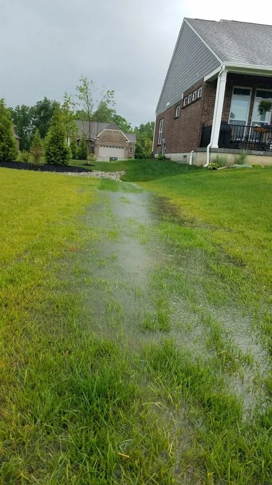 Custom landscape installation in Franklin, OH by Greenpro Services