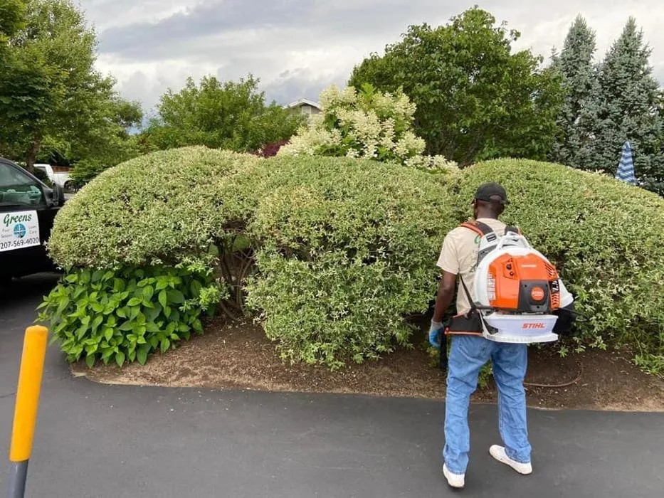 Professional garden landscaping with custom design across Sanford, ME - Greens Four Season Lawn Care