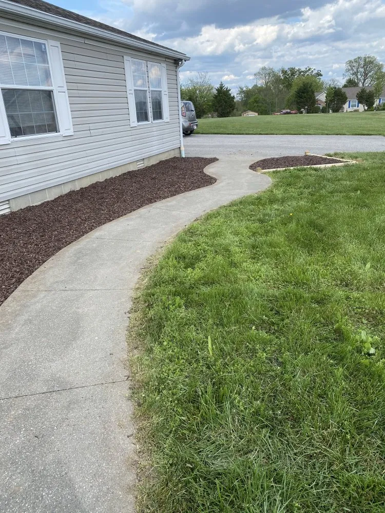 Custom landscape installation for homes across Salem, IN - Green’s Lawn Service