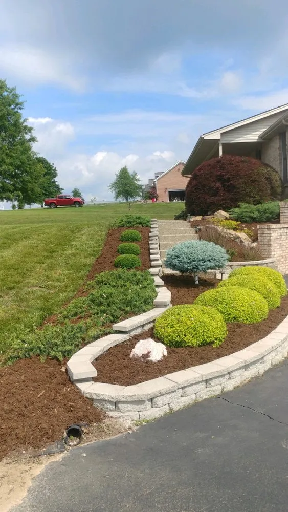 Expert landscaping services for outdoor upgrades in Salem, IN by Green’s Lawn Service