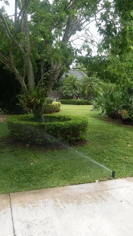 Professional lawn care service with custom design across Miami, FL - Greensandigo Landscaping