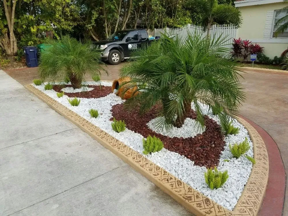 Affordable landscaping services for beautiful yards in Miami, FL by Greensandigo Landscaping