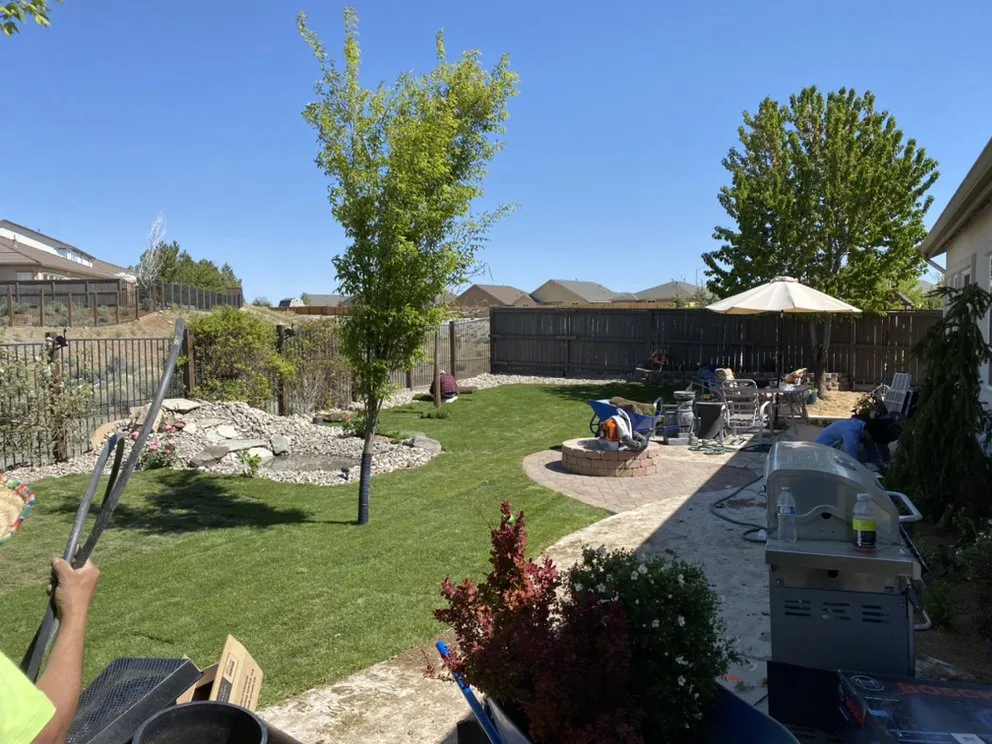 Custom outdoor landscaping with custom design across Reno, NV - Greenscape & Landscaping Solutions