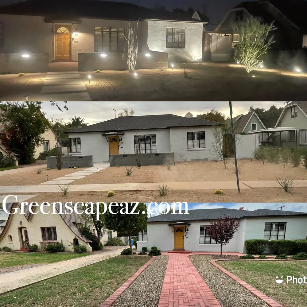 Custom outdoor landscaping for outdoor upgrades in Mesa, AZ by Greenscape Az