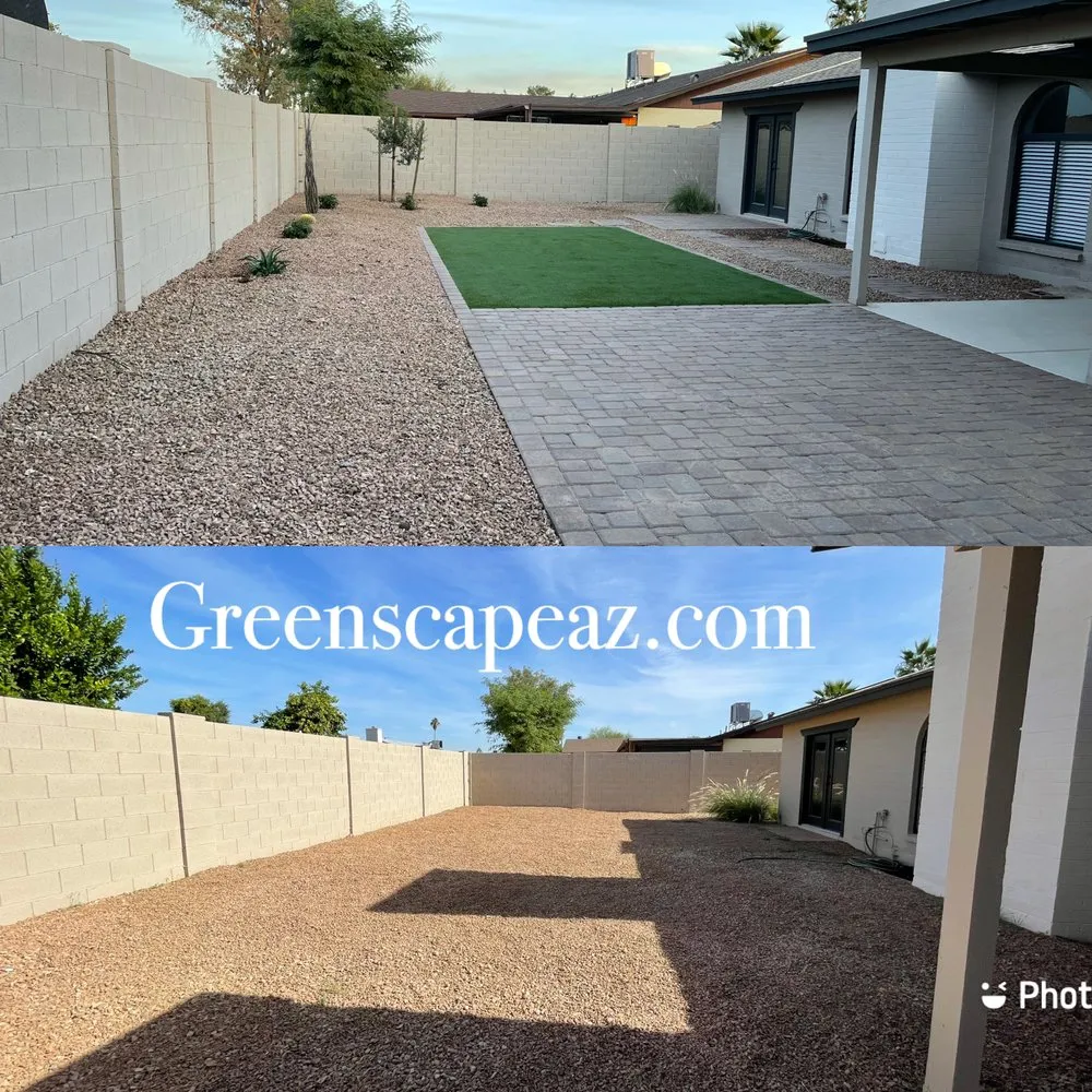 Professional garden landscaping for homes in Mesa, AZ by Greenscape Az