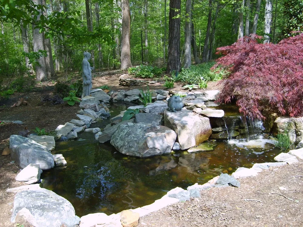 Affordable garden landscaping with custom design in Durham, NC by Greenscape
