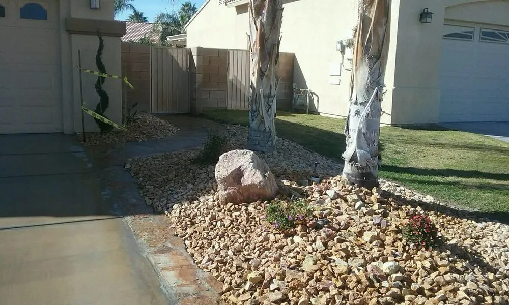 Custom residential landscaping in Cathedral City, CA by Greenscape Landscape
