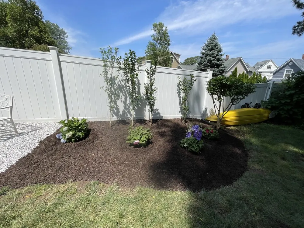 Custom lawn mowing service with custom design across Stratford, CT - Greenscape Lawn Care