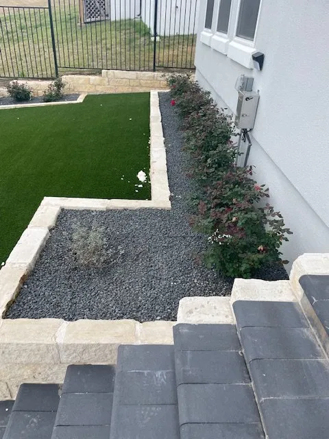 Custom yard cleanup service in Round Rock, TX by Greenscape Outdoor