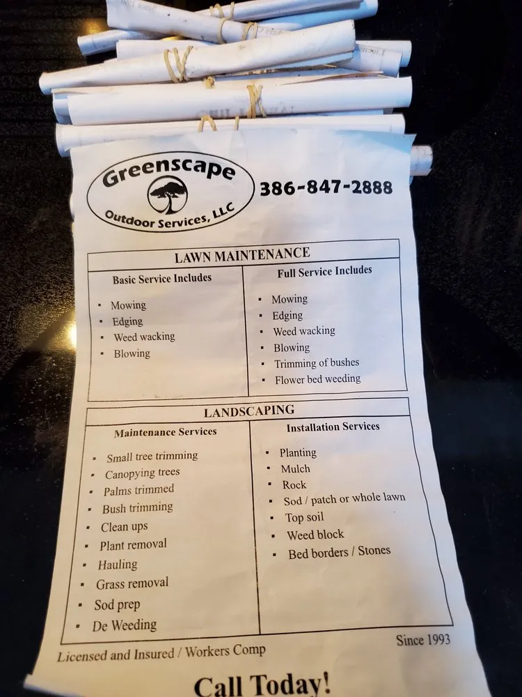 Trusted lawn care service for residential properties across Edgewater, FL - Greenscape Outdoor Services