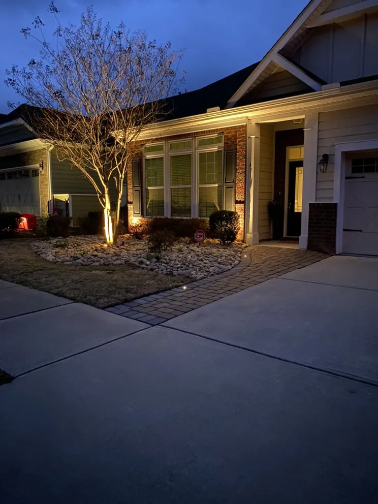 Local outdoor landscaping with custom design in Blythewood, SC by Greenscape Services of SC