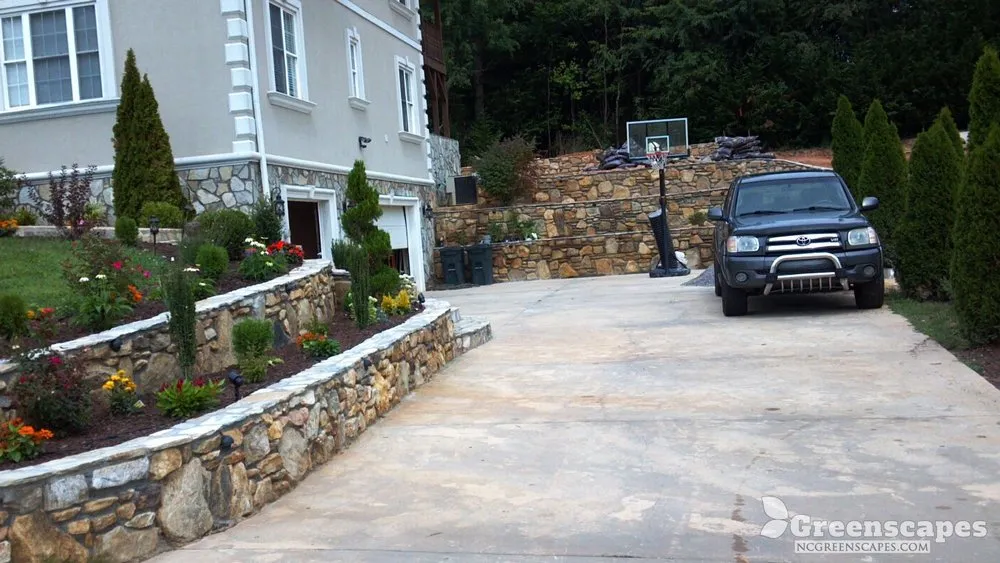 Professional yard maintenance experts serving Asheville, NC - Greenscapes Landscaping & Retaining Walls