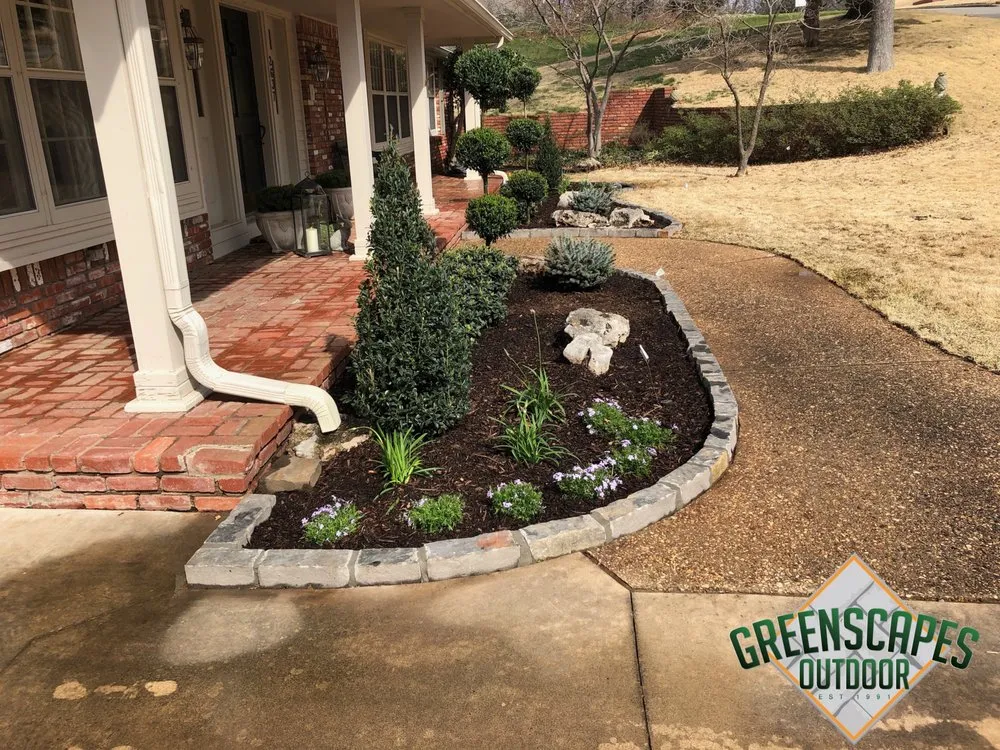 Expert lawn mowing service for residential properties in Broken Arrow, OK by Greenscapes Outdoor