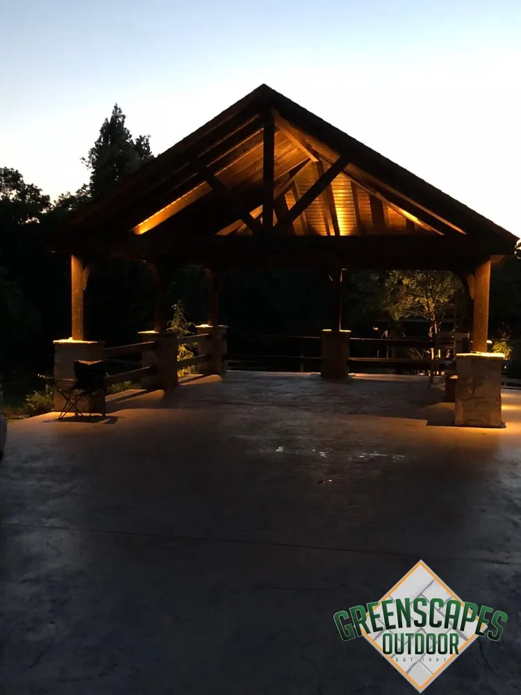 Custom residential landscaping for year-round maintenance in Broken Arrow, OK by Greenscapes Outdoor