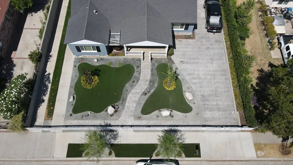 Expert yard cleanup service with custom design in Hacienda Heights, CA by GreenShade