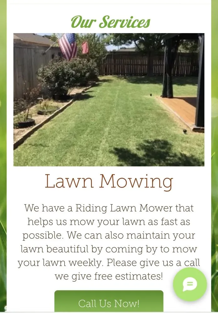 Top-rated lawn mowing service with custom design across Weatherford, TX - Greenshine Mowing Service