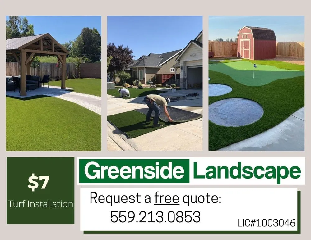 Local lawn mowing service experts serving Fresno, CA - Greenside Landscape