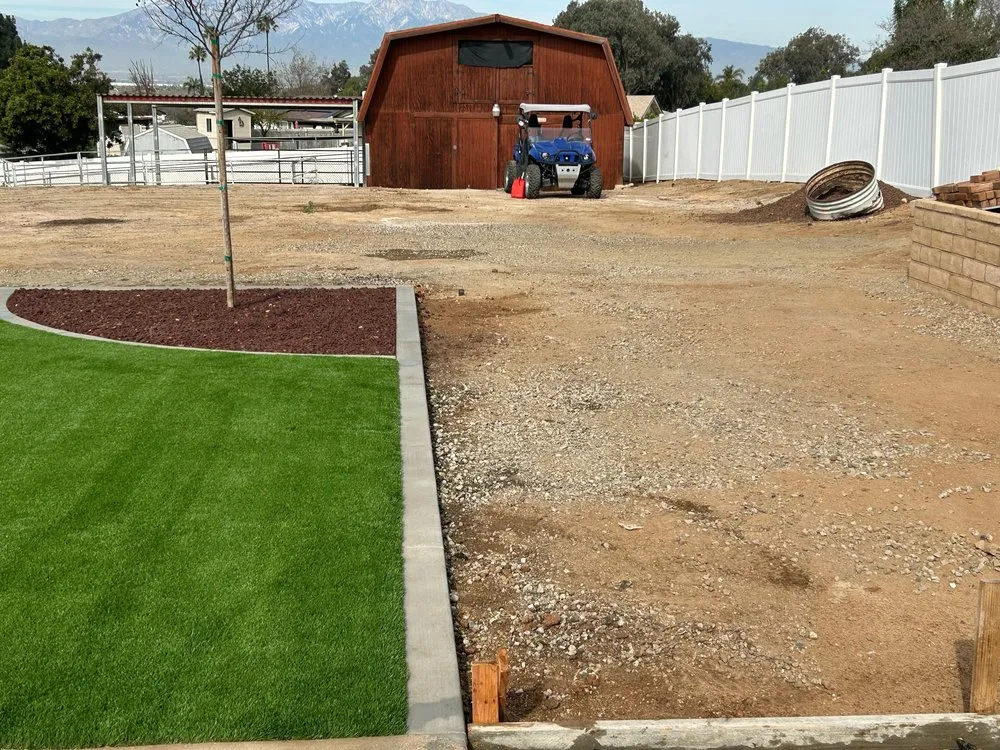 Custom garden landscaping for homes in Corona, CA by Greenside Landscaping
