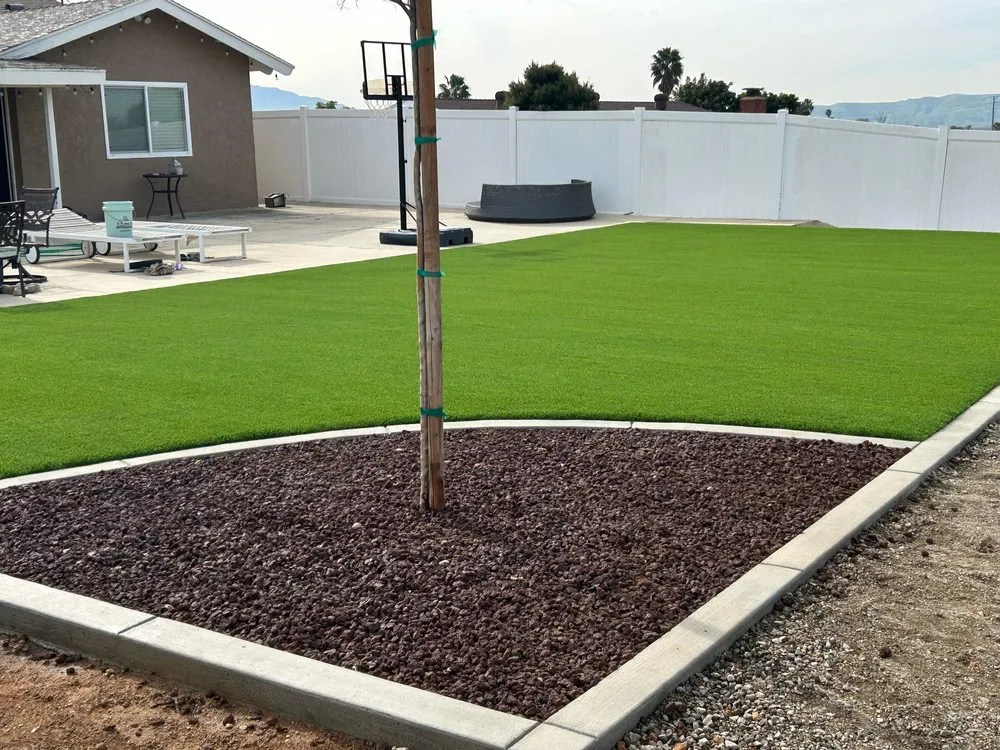 Professional yard maintenance in Corona, CA by Greenside Landscaping