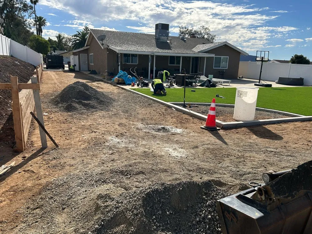 Trusted landscape installation for beautiful yards in Corona, CA by Greenside Landscaping