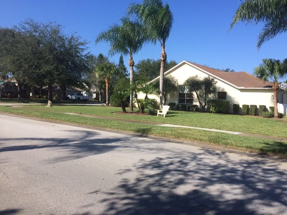 Local residential landscaping with custom design across Melbourne, FL - Greenside Lawns