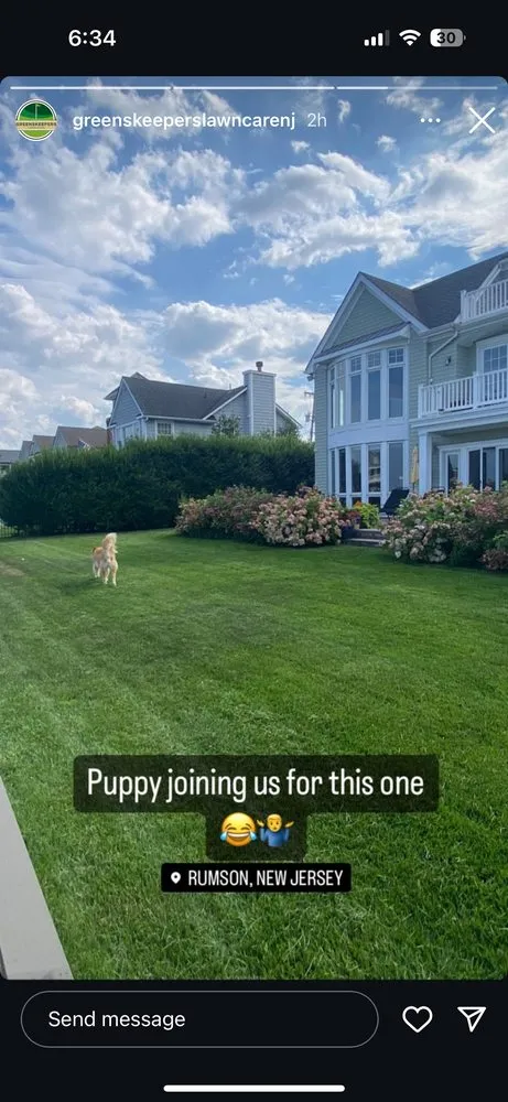 Top-rated outdoor landscaping with custom design in Red Bank, NJ by Greenskeepers Lawn Care