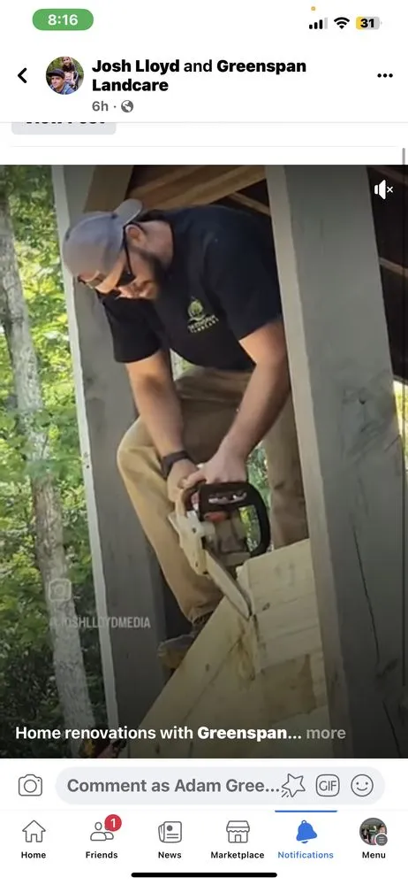 Custom lawn care service with custom design across Black Mountain, NC - Greenspan Landscaping