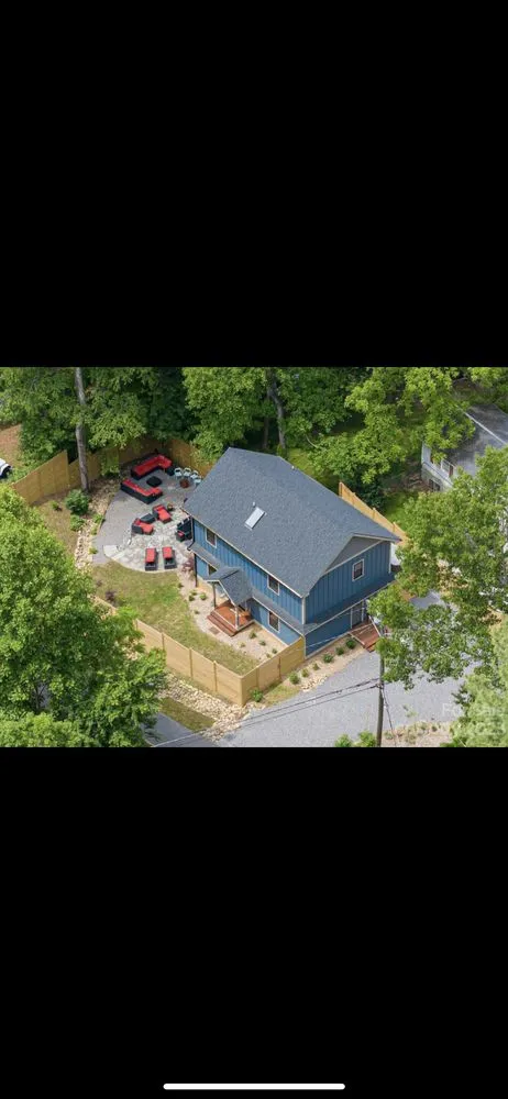 Custom residential landscaping in Black Mountain, NC by Greenspan Landscaping