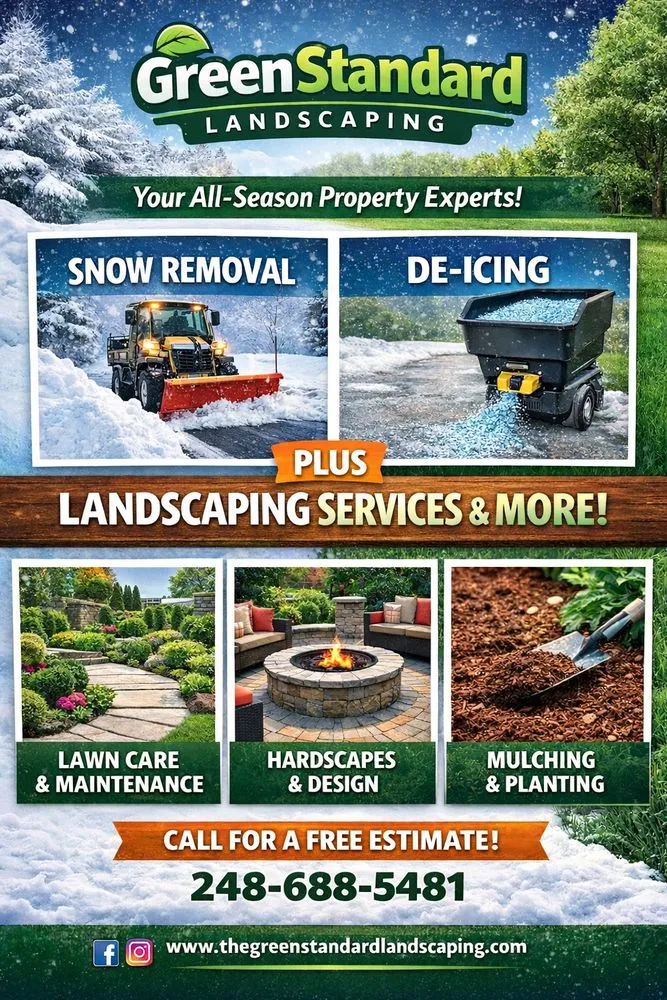 Expert yard cleanup service for homes in West Bloomfield Township, MI by Greenstandard Landscaping