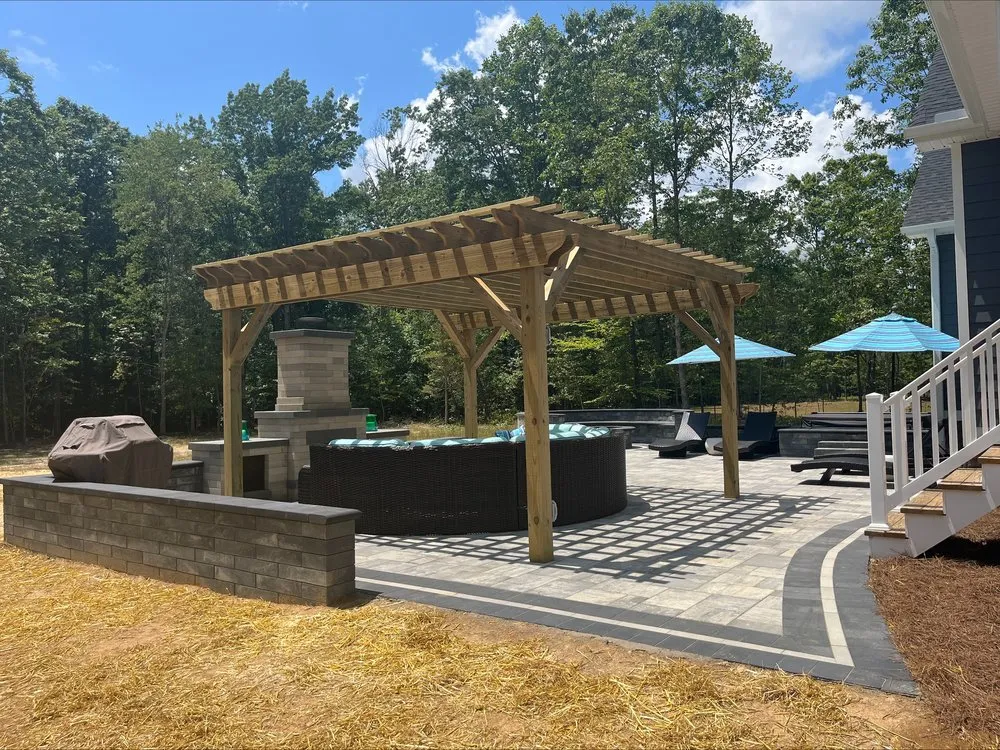 Professional yard maintenance for outdoor upgrades in Richmond, VA by Greenstone Home Solutions