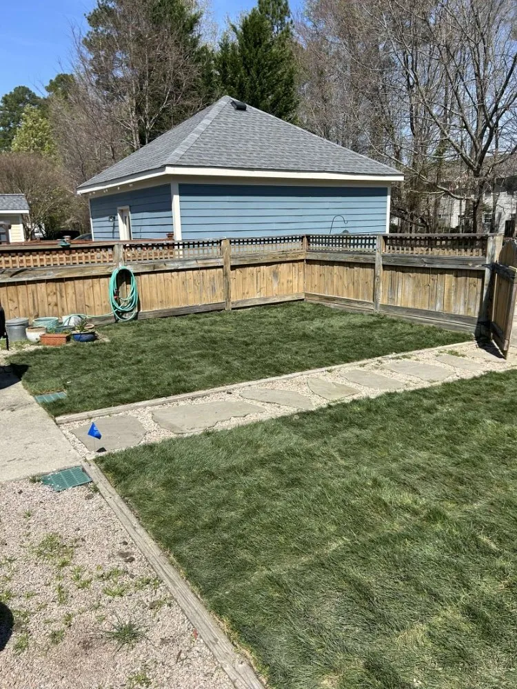Custom residential landscaping in Raleigh, NC by GreenSweep Solutions