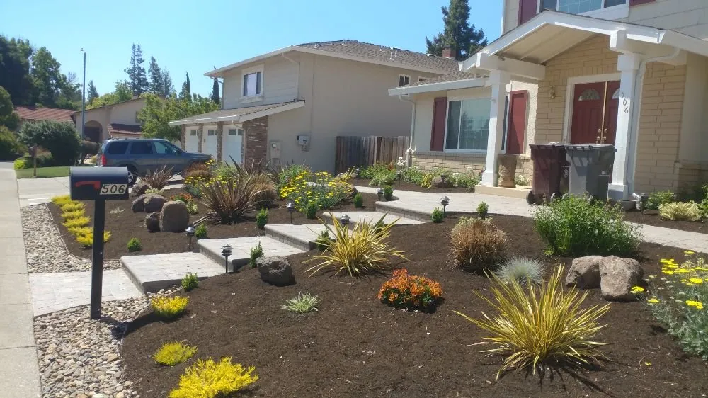 Professional landscape installation for beautiful yards across Walnut Creek, CA - GreenTech Landscape Plus