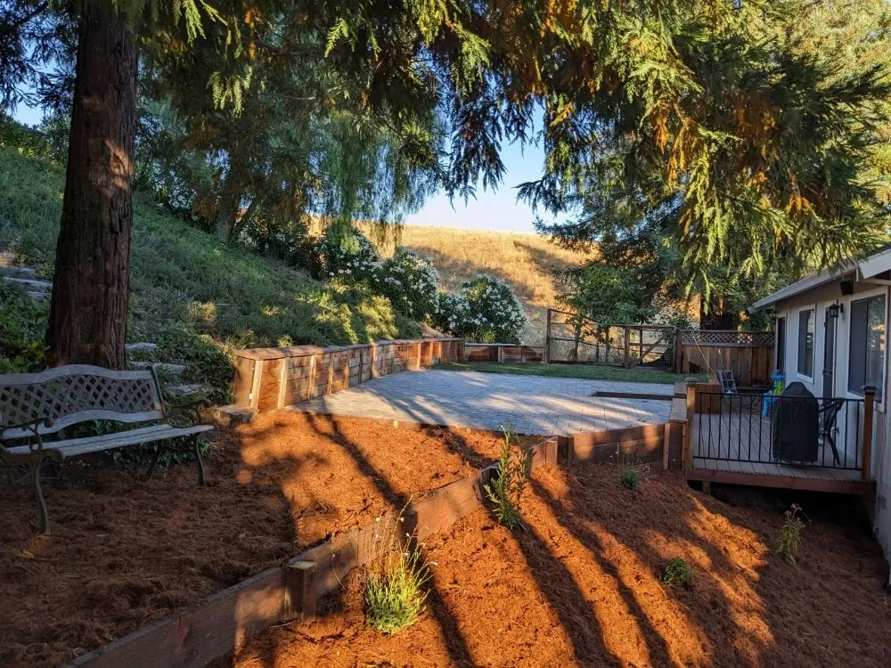 Custom landscape installation for beautiful yards in Walnut Creek, CA by GreenTech Landscape Plus