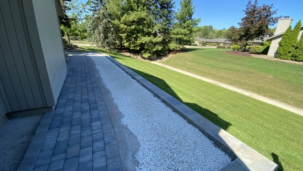 Affordable landscape installation for homes in Medina, OH by Greentouch Landscaping