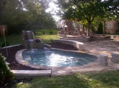 Professional garden landscaping near you in Topeka, KS by Greentouch Lawn & Tree