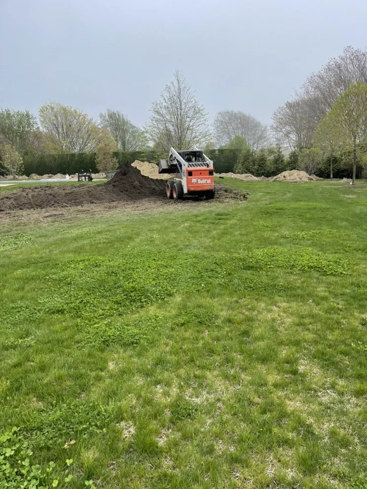 Custom garden landscaping with custom design in East Hampton, NY by GreenView Landscapers