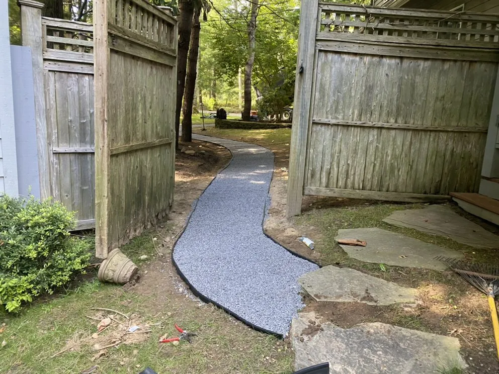 Local landscape installation in East Hampton, NY by GreenView Landscapers