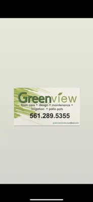 Greenview Landscaping Logo