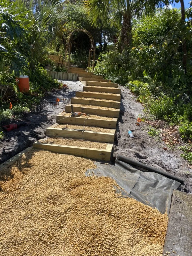 Trusted lawn mowing service with custom design in Port St. Lucie, FL by GreenView Landscaping Of Florida