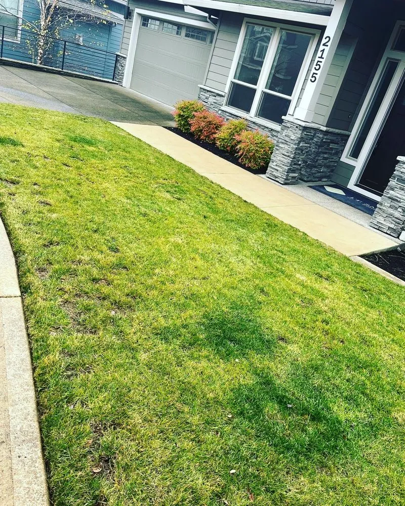 Expert lawn mowing service for residential properties in Salem, OR by Greenville Landscape Services