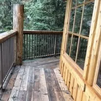 Custom residential landscaping in Cinebar, WA by Greenwater Servicing