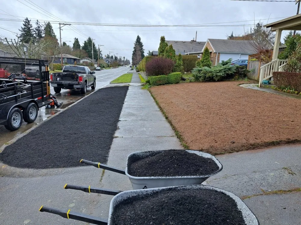 Professional garden landscaping in Graham, WA by Greenwave Landscaping And Lawn Services